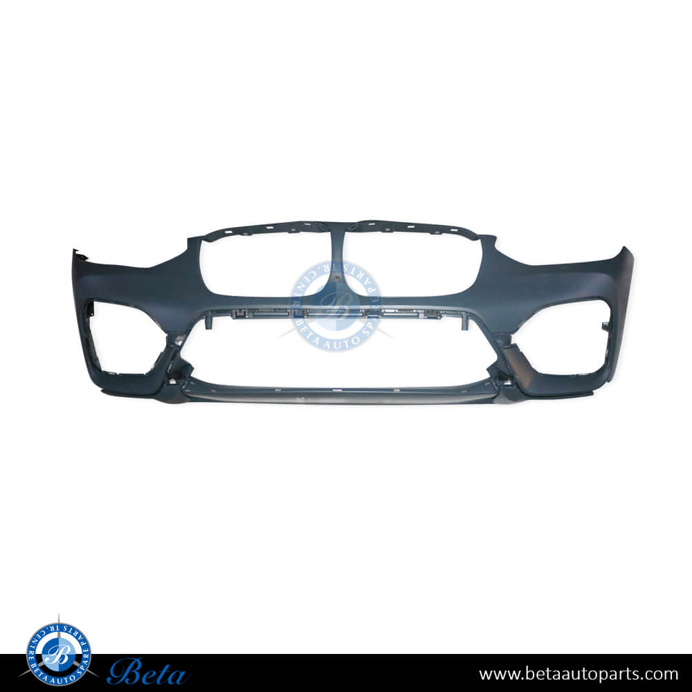 Front Bumper with PDC for BMW X3 G01 2018-2021 models, Part Number 51117484780 Front Bumper with PDC for BMW X3 G01 2018-2021 models, Part Number 51117484780